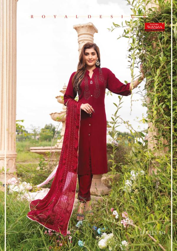 Wanna Lovely Fancy Wear Kurti Pant And Dupatta Collection